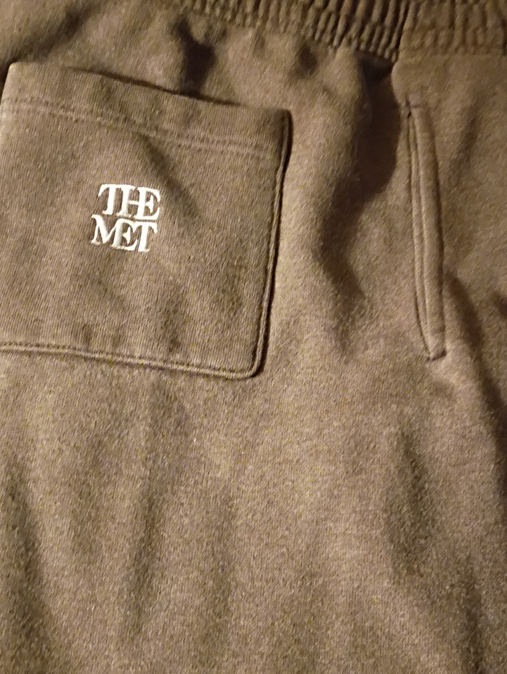 Embroidered Grey Men's Sweatpants